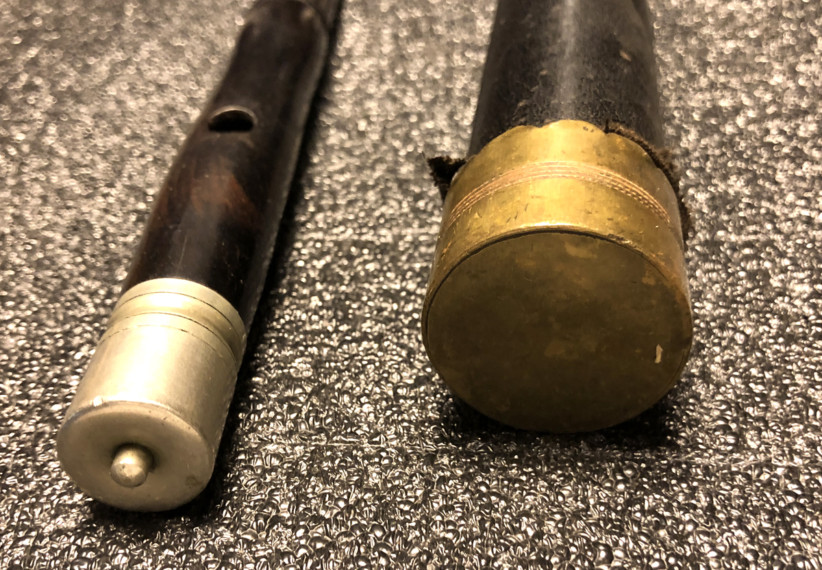 Marschflöte tip with case