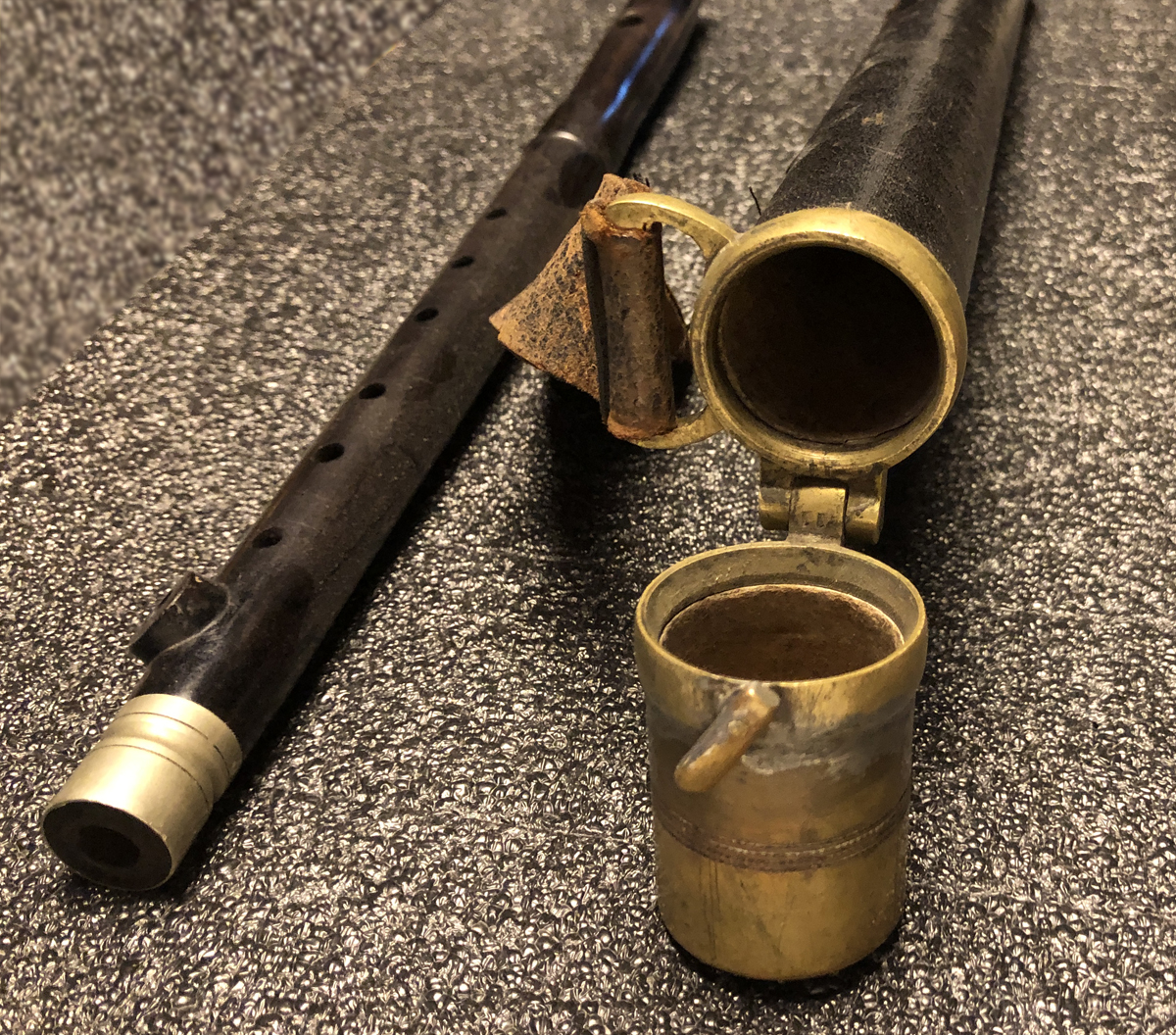 Marschflöte end with case